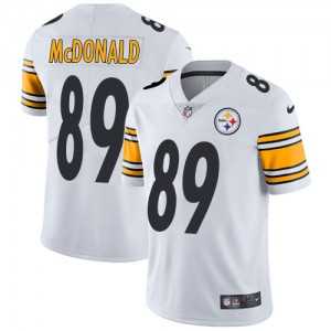 Men & Women & Youth Nike Pittsburgh Steelers #89 Vance McDonald White Vapor Untouchable Limited Player NFL Jersey->new york jets->NFL Jersey